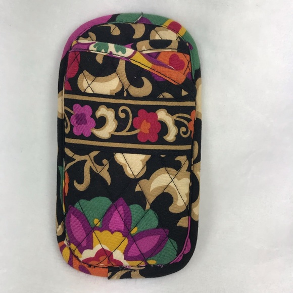 Vera Bradley two pocket soft glasses case - Picture 3 of 7